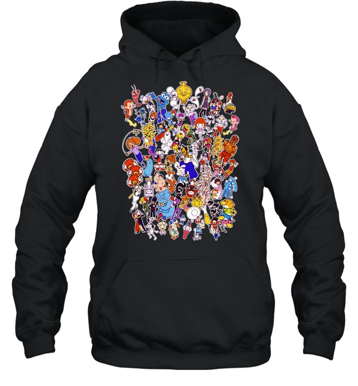 Rhythm Heaven Characters Mega Mix Jam Session Ensemble Nintendo Video Game Unisex Hoodie