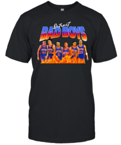 Rick Mahorn Bill Laimbeer Joe Dumars Isiah Thomas Dennis Rodman John Salley New York Knicks Classic Men's T-shirt