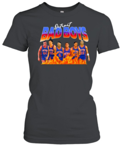 Rick Mahorn Bill Laimbeer Joe Dumars Isiah Thomas Dennis Rodman John Salley New York Knicks  Classic Women's T-shirt