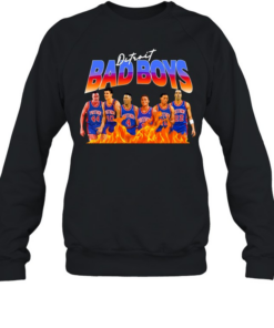 Rick Mahorn Bill Laimbeer Joe Dumars Isiah Thomas Dennis Rodman John Salley New York Knicks  Unisex Sweatshirt