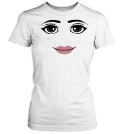 Roblox Girl Face Avatar Gaming  Classic Women's T-shirt