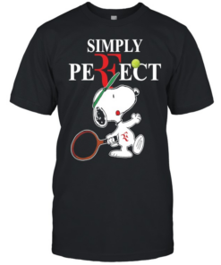 Roger Federer Snoopy Simply Perfect Classic Men's T-shirt