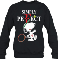 Roger Federer Snoopy Simply Perfect  Unisex Sweatshirt
