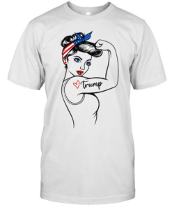 Rosie the Riveter Trump Love Classic Men's T-shirt