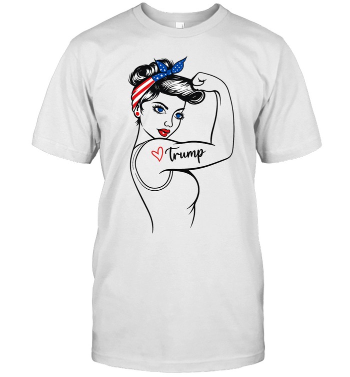Rosie the Riveter Trump Love Classic Men's T-shirt