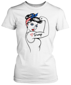 Rosie the Riveter Trump Love  Classic Women's T-shirt