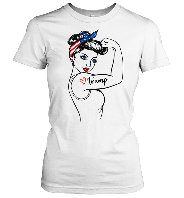 Rosie the Riveter Trump Love Classic Women's T-shirt