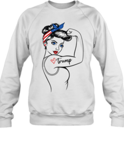 Rosie the Riveter Trump Love Unisex Sweatshirt
