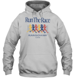 Run the race run in such a way 1 Cor 9 24 women runners  Unisex Hoodie