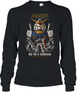 Rx 78 2 Gundam Mobile Suit Federation White Devil Long Sleeved T-shirt