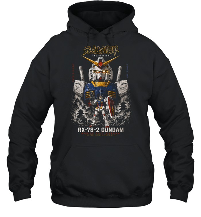 Rx 78 2 Gundam Mobile Suit Federation White Devil Unisex Hoodie