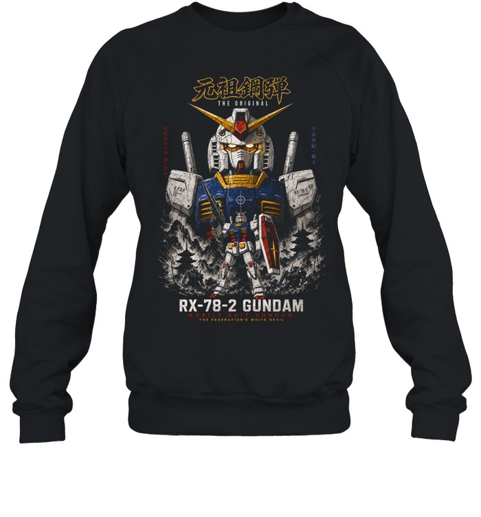 Rx 78 2 Gundam Mobile Suit Federation White Devil Unisex Sweatshirt