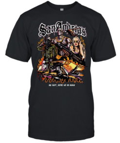 San Andreas Carl Johnson Grove Street Families Rockstar Games ah shit here we go Classic Men's T-shirt