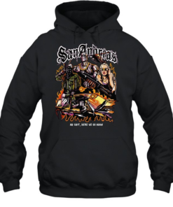 San Andreas Carl Johnson Grove Street Families Rockstar Games ah shit here we go Unisex Hoodie