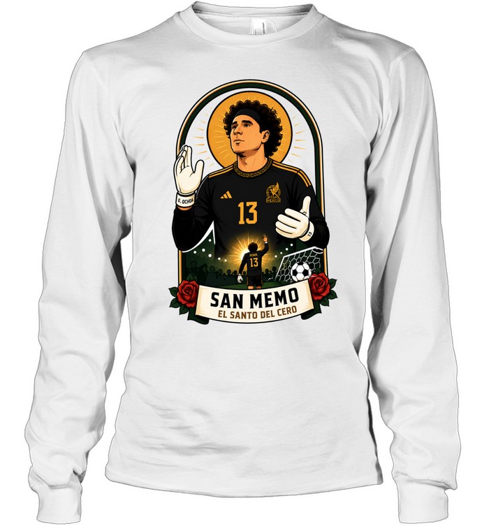 San Memo Graphic Mexico Goalkeeper 2026 World Cup Mexico FC Long Sleeved T-shirt