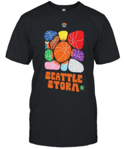 Seattle Storm Pride Month Logo Basketballs Team Classic Men's T-shirt