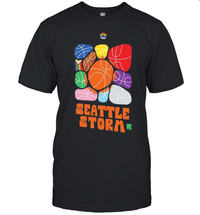 Seattle Storm Pride Month Logo Basketballs Team Classic Men's T-shirt