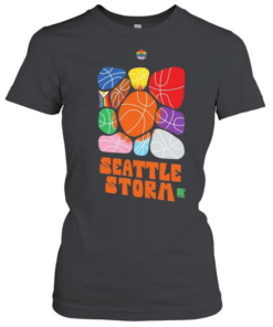 Seattle Storm Pride Month Logo Basketballs Team  Classic Women's T-shirt