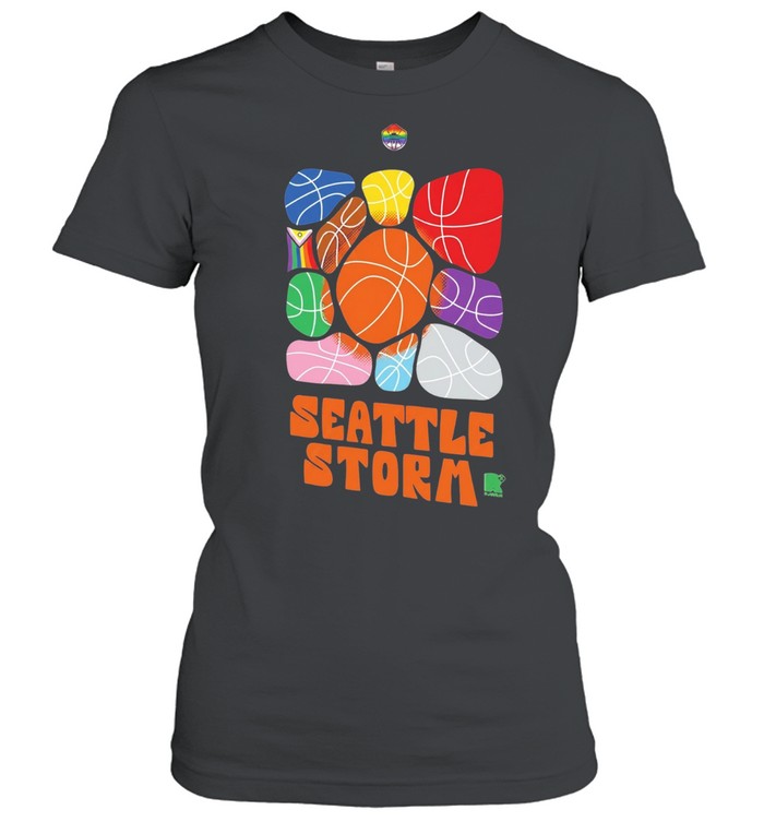 Seattle Storm Pride Month Logo Basketballs Team Classic Women's T-shirt