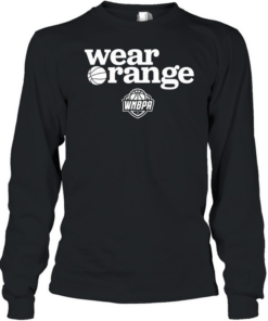 Seattle Storm Wear Orange WNBPA  Long Sleeved T-shirt