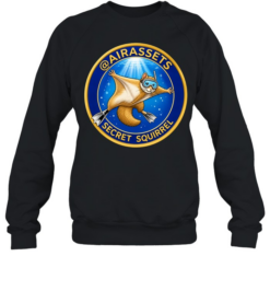 Secret Squirrel Scuba Diving Flying Squirrel AIRASSETS Secret Squirrel  Unisex Sweatshirt