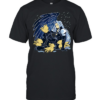 Sephiroth Final Fantasy VII with Chocobo birds sitting in the rain  Classic Men's T-shirt