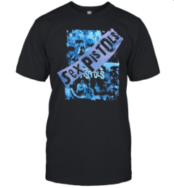 Sex Pistols band distressed photo collage  Classic Men's T-shirt