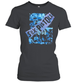 Sex Pistols band distressed photo collage  Classic Women's T-shirt