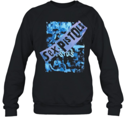 Sex Pistols band distressed photo collage  Unisex Sweatshirt