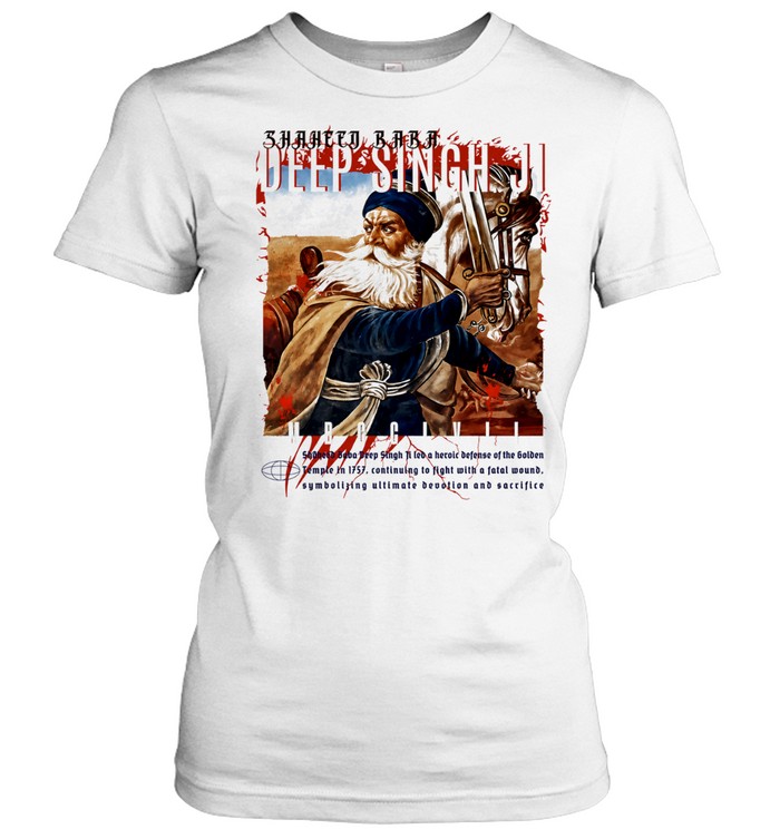 Shaheed Baba Deep Singh Ji Golden Temple 1757 Sacrifice Classic Women's T-shirt
