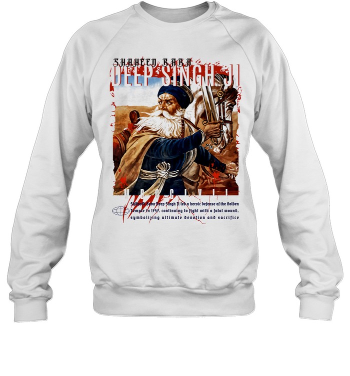 Shaheed Baba Deep Singh Ji Golden Temple 1757 Sacrifice Unisex Sweatshirt