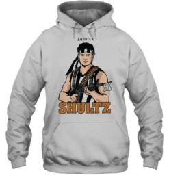 Shooter Shultz Hot Pies Rambo parody funny movie quote  Unisex Hoodie