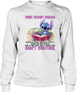 Short Cranky Woman Hated By Many Loved By Plenty Heart On Her Sleeve Fire In Her Soul And A Mouth She Can't Control Long Sleeved T-shirt