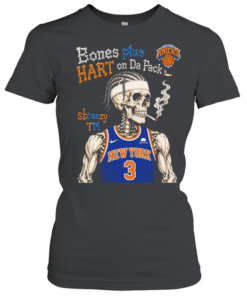 Skeleton Josh Hart New York Knicks Bones plus HART on Da Pack  Classic Women's T-shirt
