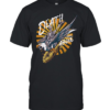 Skeleton eagle riding bomb death from above Classic Men's T-shirt