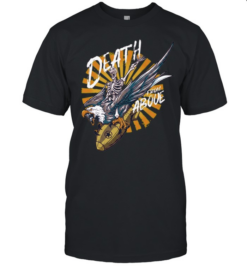 Skeleton eagle riding bomb death from above  Classic Men's T-shirt