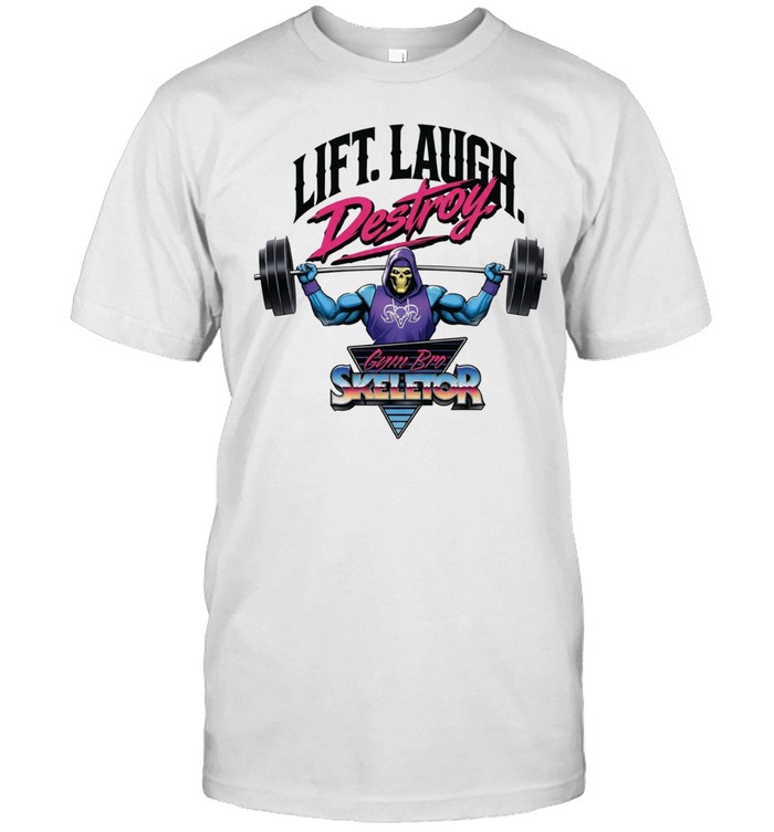 Skeletor Masters of the Universe Lift Laugh Destroy Gym Bro Skeletor Classic Men's T-shirt