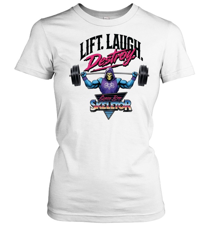 Skeletor Masters of the Universe Lift Laugh Destroy Gym Bro Skeletor Classic Women's T-shirt