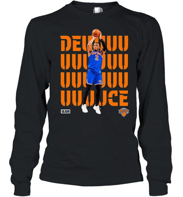 Slam New York Knicks Deuce McBride Long Sleeved T-shirt