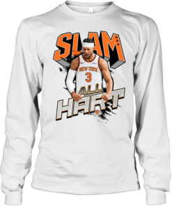 Slam New York Knicks Josh Hart Long Sleeved T-shirt