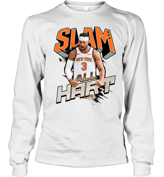 Slam New York Knicks Josh Hart Long Sleeved T-shirt