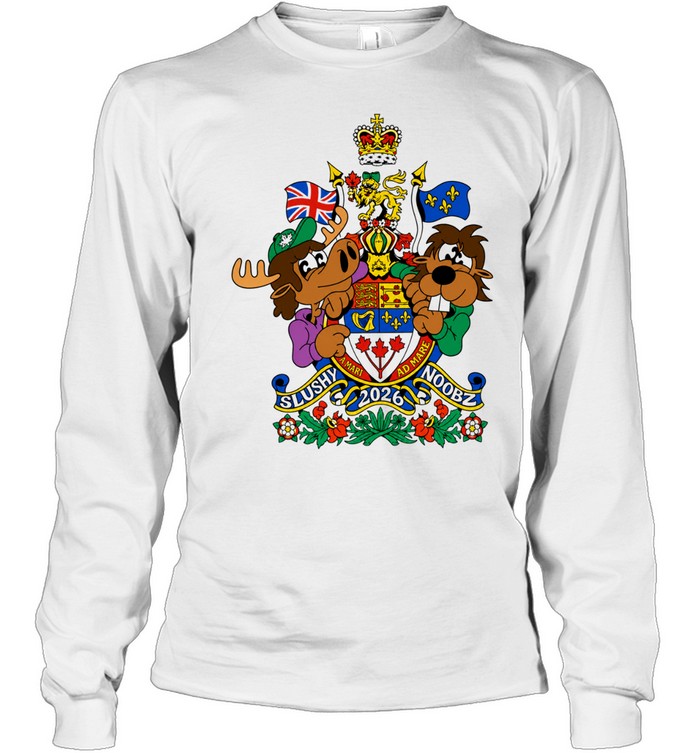 Slushy Noobz Canadian Crest Long Sleeved T-shirt