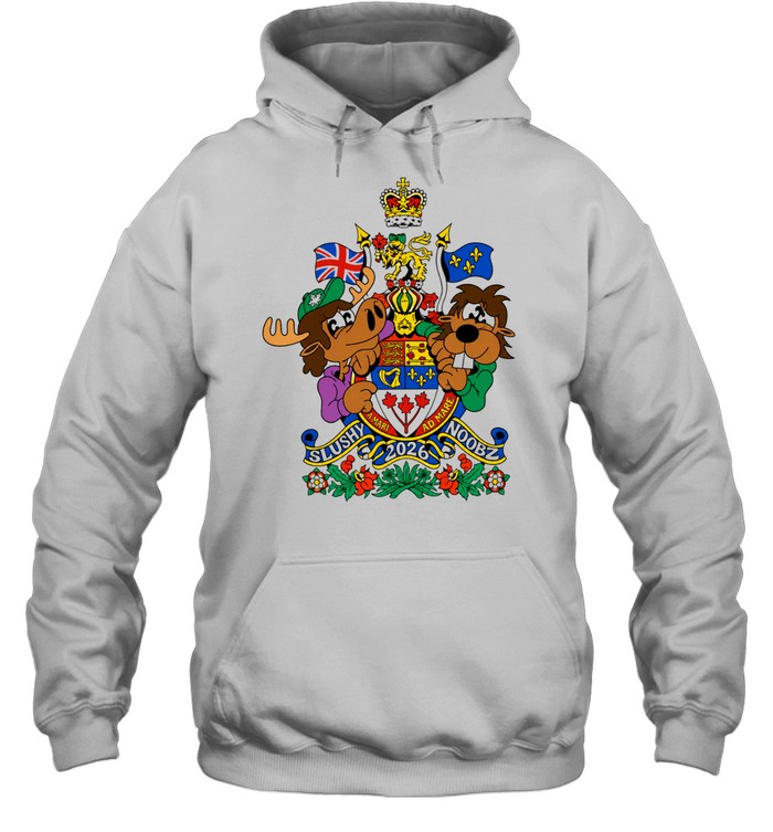 Slushy Noobz Canadian Crest Unisex Hoodie