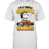 Snoopy I am a simple old I am grumpy and I like boobs  Classic Men's T-shirt