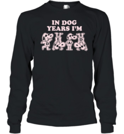 Snoopy in dog years I’m dead cartoon dogs Long Sleeved T-shirt