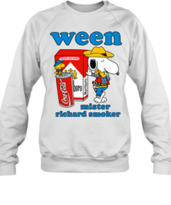 Snoopy wearing cowboy hat Ween mister richard smoker  Unisex Sweatshirt
