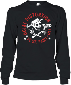 Social Distortion FC St Pauli punk rock Long Sleeved T-shirt