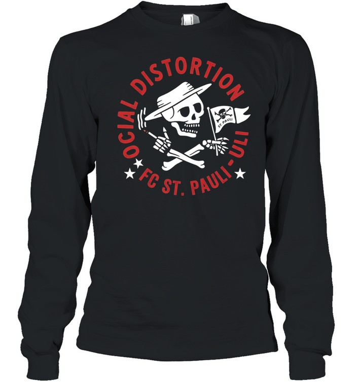 Social Distortion FC St Pauli punk rock Long Sleeved T-shirt