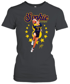 Sophie Cunningham Indiana Fever Poster number 8 signature  Classic Women's T-shirt