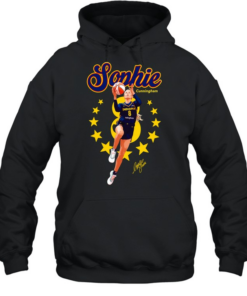 Sophie Cunningham Indiana Fever Poster number 8 signature  Unisex Hoodie